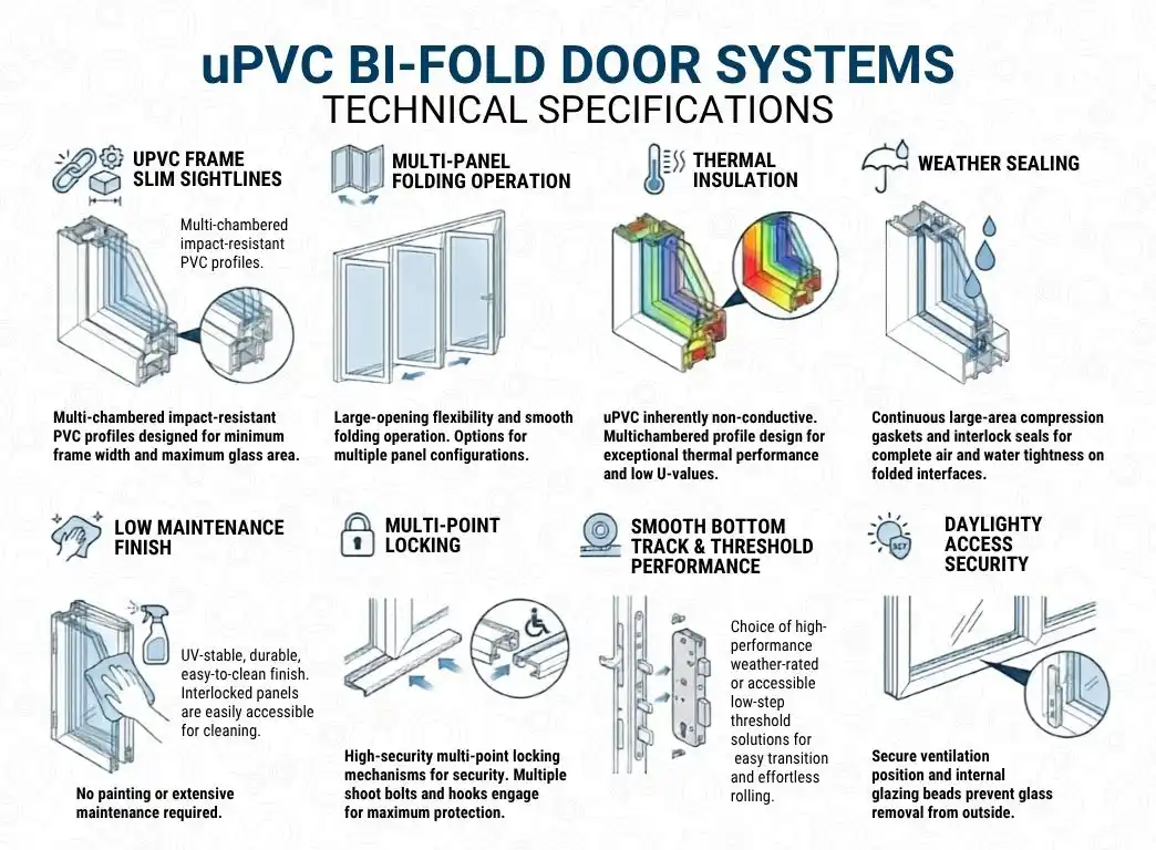 Technical Engineering of uPVC Bifold Doors