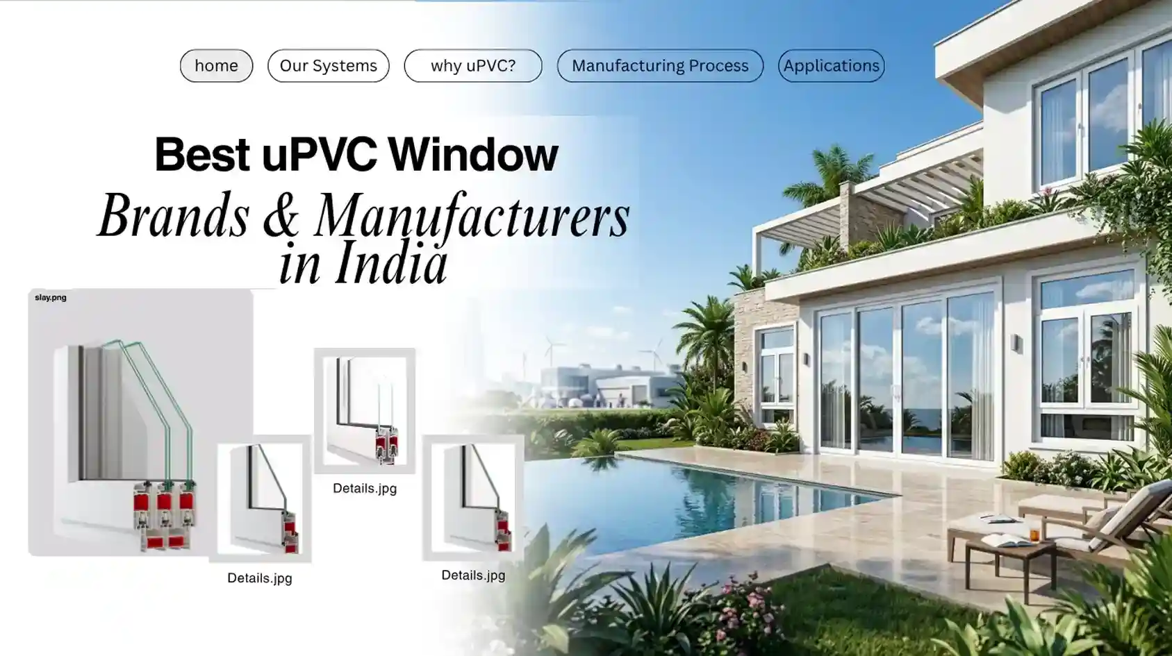 Best uPVC Windows Brand in India - ENMAKK Premium Profile Manufacturing