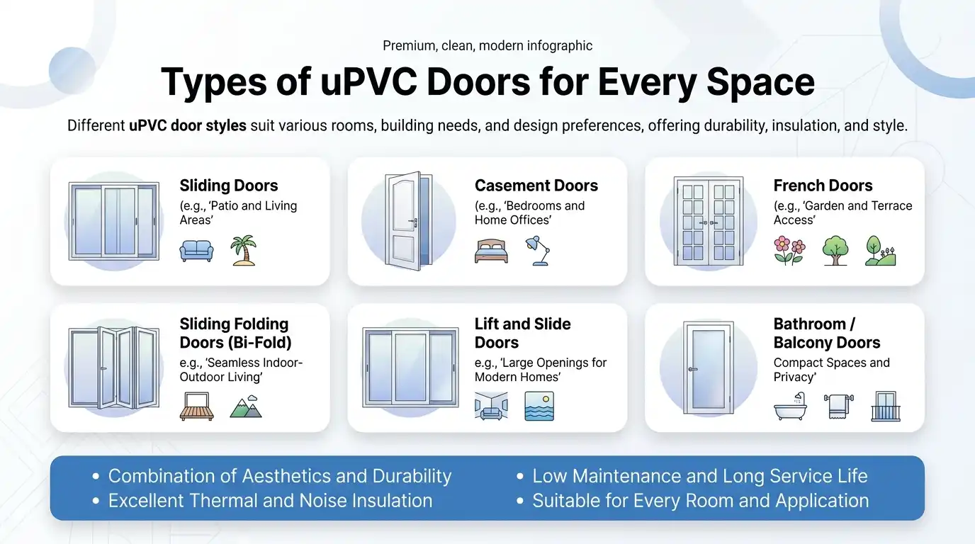 Types of uPVC Doors