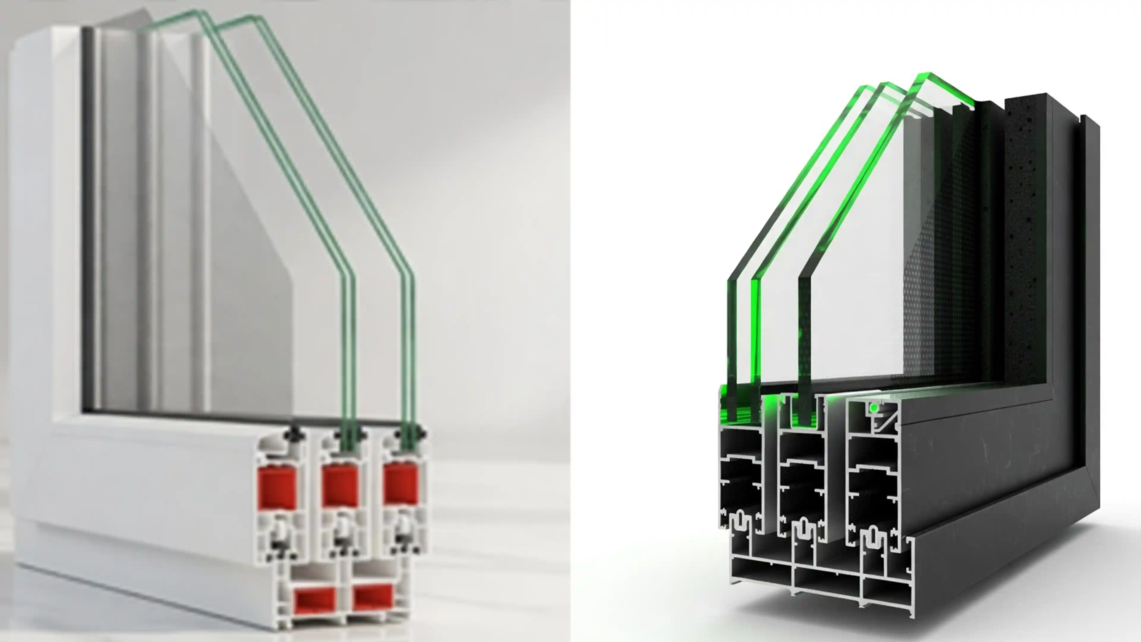 uPVC Sliding Window Hardware Integration - ENMAKK Sliding Mechanism