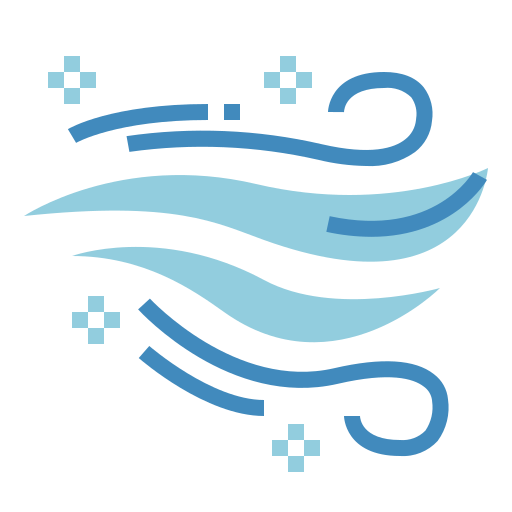Wind resistance icon